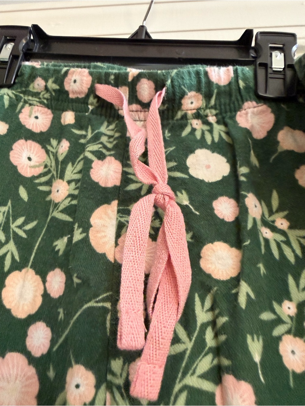Floral Green ladiesPajama Set - Two-Piece Cozy Sleepwear Xl 16/18 - Picture 6 of 8